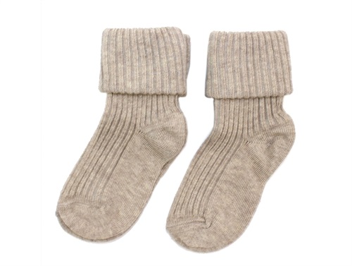 MP socks cotton light brown (2-Pack)